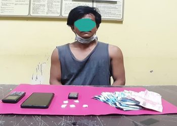 Pengedar Sabu di Desa Pulau Busuk Diciduk Polisi Dikediamannya