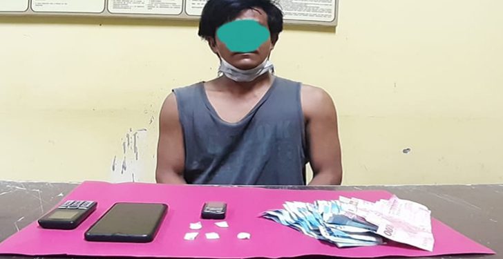 Pengedar Sabu di Desa Pulau Busuk Diciduk Polisi Dikediamannya