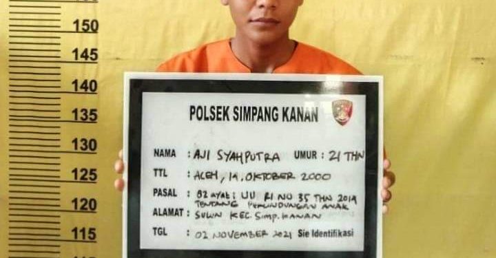 Seorang Buruh di Rohil Cabuli Anak Dibawah Umur
