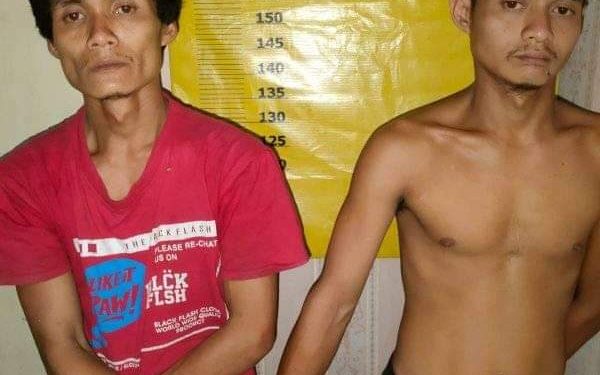 Tertangkap Tangan Curi Buah Sawit, 2 Pelaku Maling Sawit Digiring ke Polres Rohil
