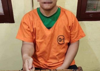 Hendak Melarikan Diri, Pengedar Sabu ini Berhasil Diamankan Unit Reskrim Polsek Kampar Kiri Hilir