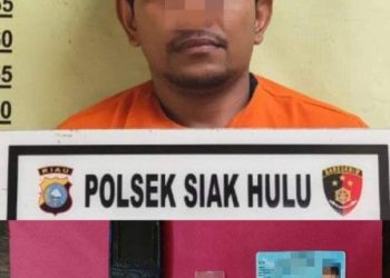 Polsek Siak Hulu Tangkap Pengedar Sabu di Desa Kubang Jaya
