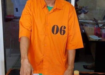 Edarkan Sabu di Desa Pantai Cermin, Seorang Residivis Diciduk Polsek Tapung Dikediamannya