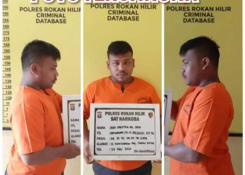 Sat Narkoba Polres Rohil Amankan Dua Pengedar Sabu