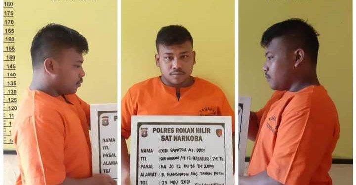 Sat Narkoba Polres Rohil Amankan Dua Pengedar Sabu