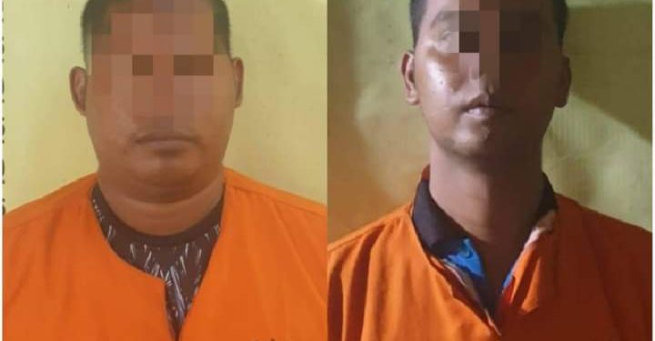 Unit Reskrim Polsek Siak Hulu Tangkap Pelaku Pencurian Rantai Alat Berat dan Penadahnya