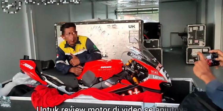 Video Unboxing Kargo Ducati di Indonesia Memicu Kemarahan