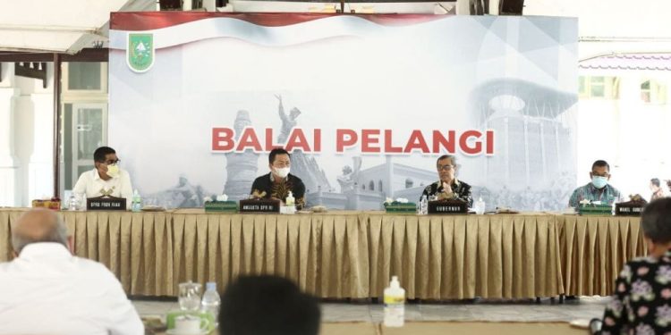 Gubri Syamsuar Pimpin Rakor Percepatan Pembangunan Insfratruktur di Provinsi Riau