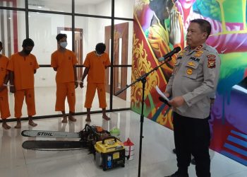 Polda Riau Tangkap 5 Pelaku Komplotan Perambahan Hutan