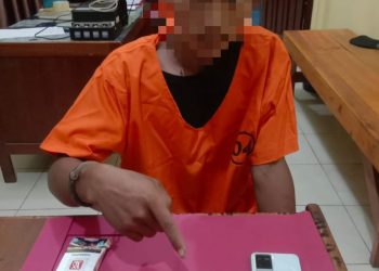 Polsek Kampar Kiri Hilir Amankan Seorang pengedar Sabu di Desa Mayang Pongkai
