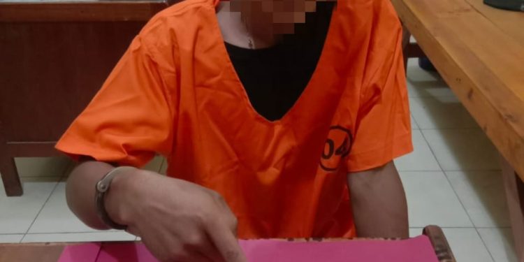 Polsek Kampar Kiri Hilir Amankan Seorang pengedar Sabu di Desa Mayang Pongkai