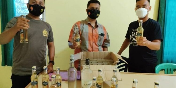 Puluhan Miras Ielgal Diamankan Polsek IV Jurai Pessel saat Operasi Pekat Singalang