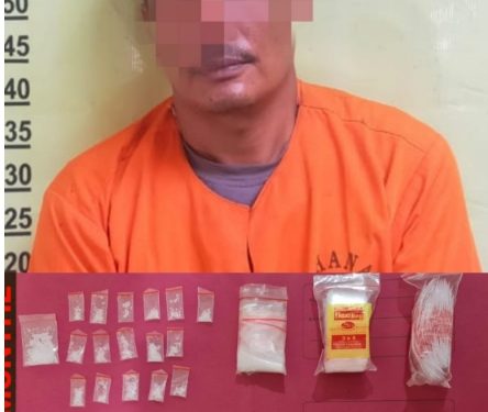 Simpan 17 Paket Sabu, Warga Desa Buluh Nipis ini Ditangkap Unit Reskrim Polsek Siak Hulu