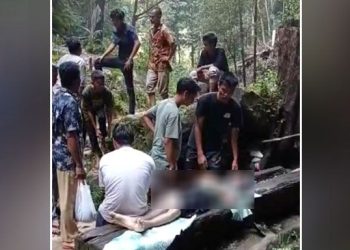 Uji Nyali Lompat Dari Tebing Objek Wisata Air Terjun Aek Martua Rohul, Pemuda Asal Sumbar Malah Tewas Tenggelam
