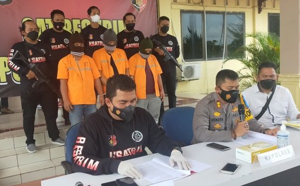 Komplotan Ganjal ATM Diringkus Satreskrim Polres Bengkalis
