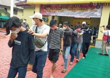 Serang Sekelompok orang di Sekitaran Mal BTM Bogor, Polisi Tangkap 11 Pelaku