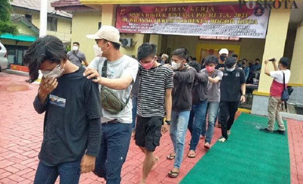 Serang Sekelompok orang di Sekitaran Mal BTM Bogor, Polisi Tangkap 11 Pelaku