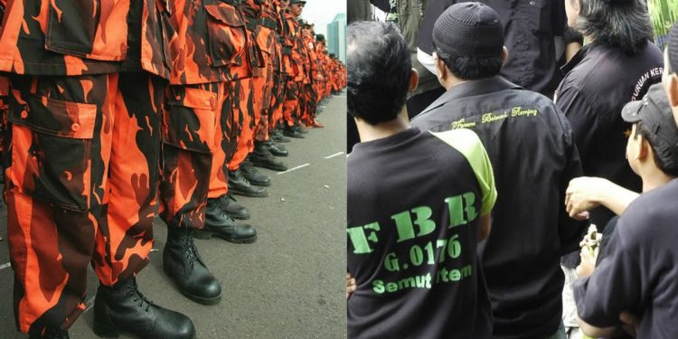 Polres Jakpus Segel Markas Ormas Pemuda Pancasila dan FBR
