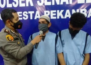 Tim Opsnal Polsek Senapelan Ringkus tiga terduga pengedar narkoba jenis sabu