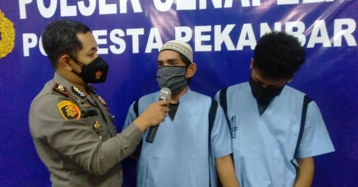 Tim Opsnal Polsek Senapelan Ringkus tiga terduga pengedar narkoba jenis sabu