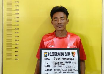 Pernah Terlibat Kasus Pembunuhan Nenek Kandung, Pemuda Di Rohul Kembali Masuk Sel Kasus Penganiayaan
