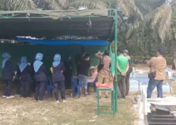 Polisi Bongkar Makam bayi yang Diduga Dibanting Pemerkosa Ibunya di Rohul