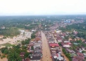 Ribuan Rumah di Empat Kecamatan di Rohul Terendam Air