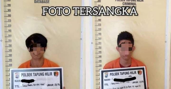 Polsek Tapung Hilir Amankan Dua Pelaku Narkoba di Desa Tebing Lestari, Ini Kronologisnya