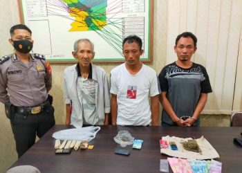 Jual Sabu Dan Ganja, 2 Sopir Dan 1 Kakek Ditangkap Polres Rohil
