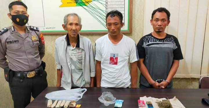 Jual Sabu Dan Ganja, 2 Sopir Dan 1 Kakek Ditangkap Polres Rohil
