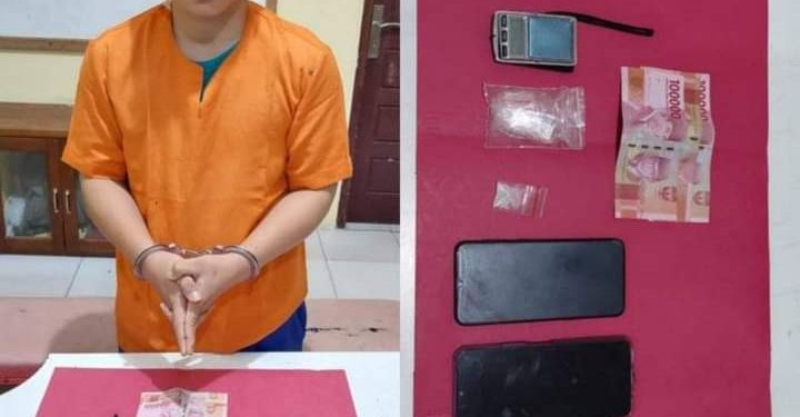 Polsek Tapung Hilir Tangkap Pelaku Pengedar Narkoba di Desa Gerbang Lestari