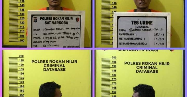 Diduga Terlibat Penyalahgunaan Narkotika Jenis Sabu, 4 Pria ini Berhasil Dibekuk Tim Polres Rohil