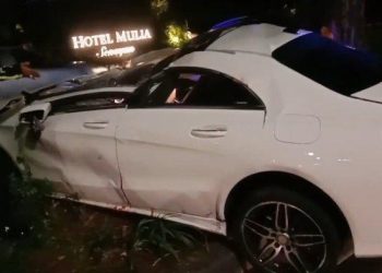 Kecelakaan Tunggal, Pengemudi Mobil Mercy di Senayan Meninggal Dunia