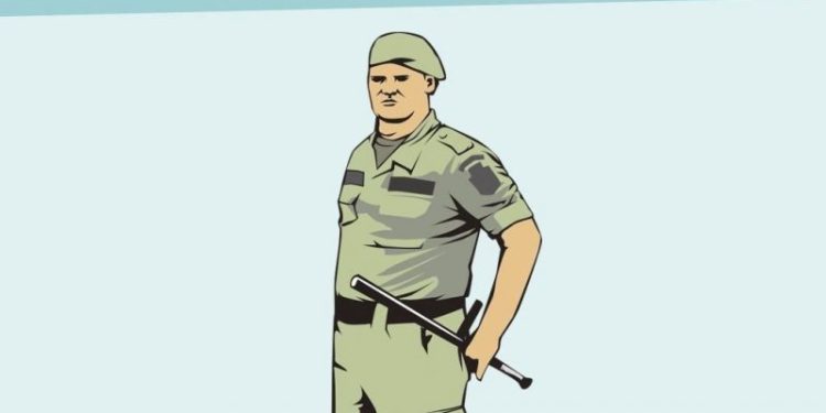 Satpol PP Jaksel Copot Puluhan Atribut Ormas di Cilandak