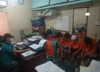 5 Pelaku Curas Dibawah Umur Diringkus Polsek Bukit Raya