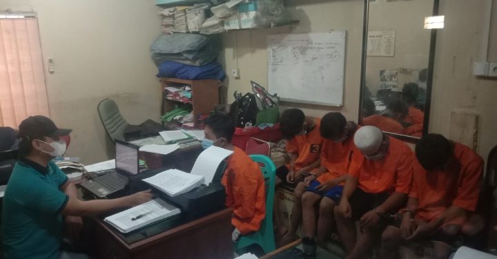 5 Pelaku Curas Dibawah Umur Diringkus Polsek Bukit Raya