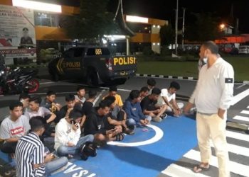 Balap Liar di Jalan Khatib Sulaiman, Belasan Remaja Terjaring di Kota Padang