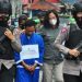 Pelaku Begal Bagian Sensitif Wanita Diarak dan Dikawal Polwan Bersenjata Keliling Alun-Alun