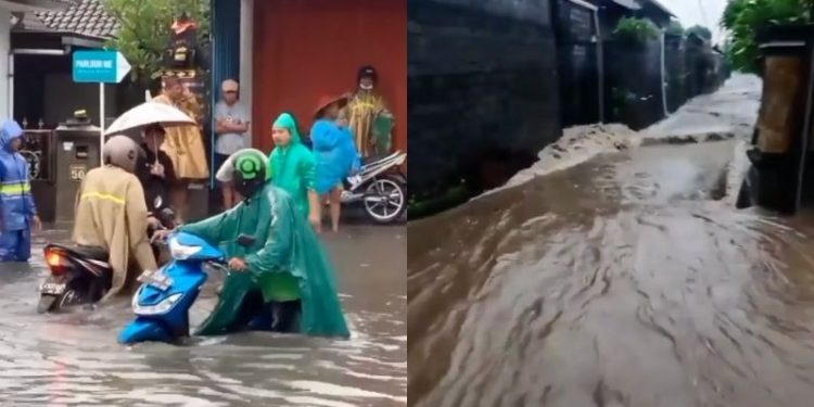 Banjir Kecil Menggenangi Beberapa Bagian di Bali