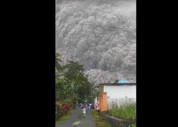 Gunung Semeru Erupsi, 13 orang Meninggal Dunia dan Puluhan Luka-luka