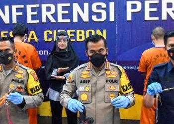 Curi Kabel Instalasi Stadion Watubelah Cirebon, Enam Tersnagka Diamankan