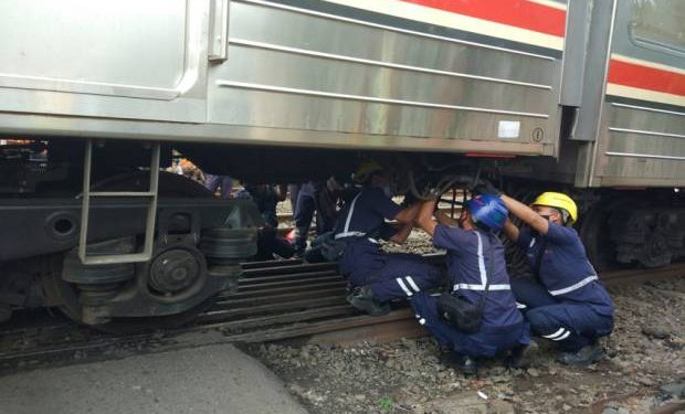 KRL Anjlok di Stasiun Sudimara, KAI Commuter Sebut Tak Ada Penumpang
