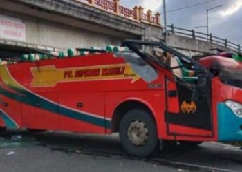Supir Bus yang Tabrak Flyover di Padang Panjang Diburu Polisi