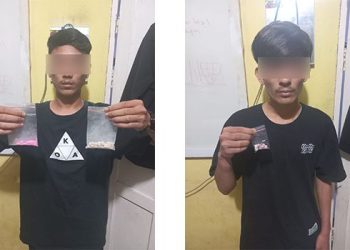 Jual Narkoba, Dua Mahasiswa ini Diringkus Polsek Bukit Raya
