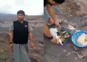 Selain Pelaku, Polisi Juga Buru Pemilik Akun Pengunggah Video Pembuang Sesajen di Kawasan Gunung Semeru