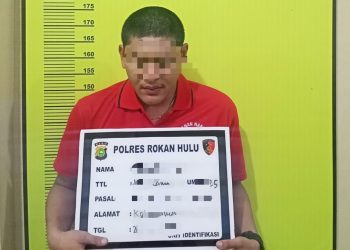 Terlibat Kasus Narkoba, Seorang Warga Kota Lama Ditangkap Polres Rohul