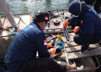 Pengiriman Limbah B3 Tanpa Izin Dilimpahkan ke Kejari Batam, Tersangka Nahkoda Kapal Asal Singapura