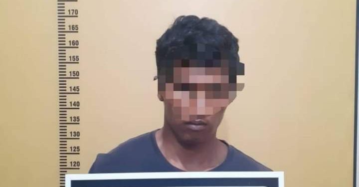 Edarkan Daun Ganja Kering di DesaTeratak Bulu, HS Diciduk Polres Kampar