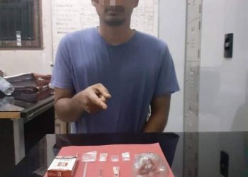 Polres Kampar Gulung Pengedar Sabu di Desa Sungai Tonang