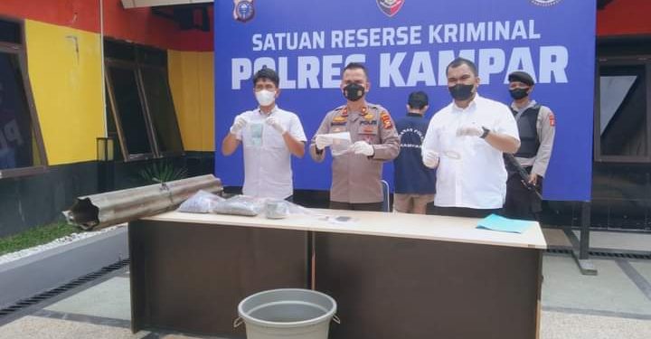 Polres Kampar Gulung Perampok Sadis